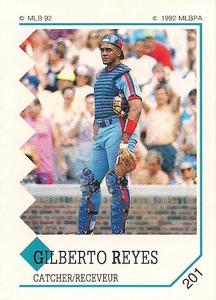 1992 Panini Stickers (Canadian) #201 Gilberto Reyes Front