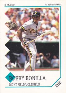 1992 Panini Stickers (Canadian) #256 Bobby Bonilla Front