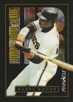 1993 Pinnacle Home Run Club #4 Barry Bonds Front