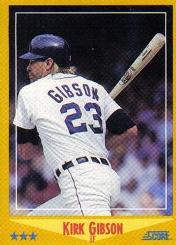 1988 Score - Glossy #525 Kirk Gibson Front