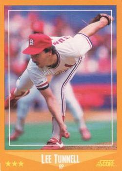 1988 Score - Glossy #587 Lee Tunnell Front