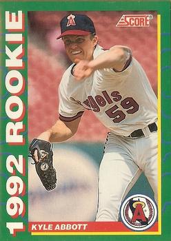 1992 Score Rookies #2 Kyle Abbott Front