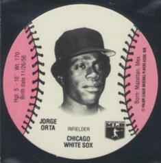1978 Wiffle Ball Discs #NNO Jorge Orta Front