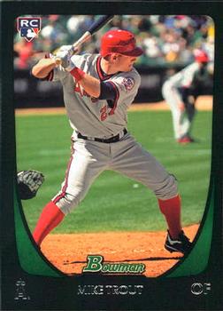 2011 Bowman Draft Picks & Prospects #101 Mike Trout Front