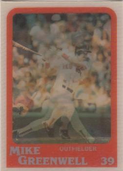 1987 Sportflics Rookies I #8 Mike Greenwell Front