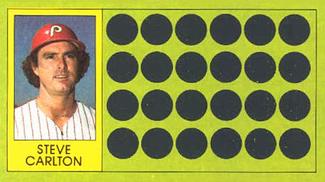 1981 Topps Scratch-Offs #104 Steve Carlton Front
