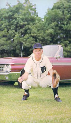 1962 Ford Detroit Tigers Postcards #NNO Mike Roarke Front