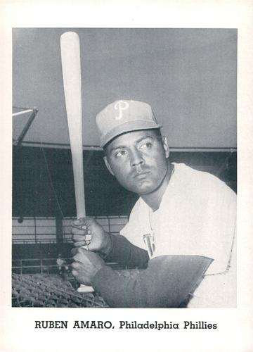 1965 Jay Publishing Philadelphia Phillies #NNO Ruben Amaro Front