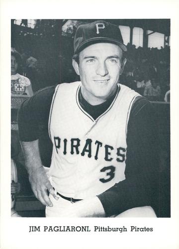1965 Jay Publishing Pittsburgh Pirates #NNO Jim Pagliaroni Front