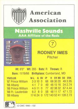 1990 CMC #132 Rodney Imes Back