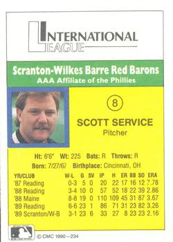 1990 CMC #234 Scott Service Back