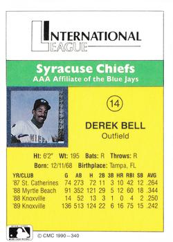 1990 CMC #340 Derek Bell Back