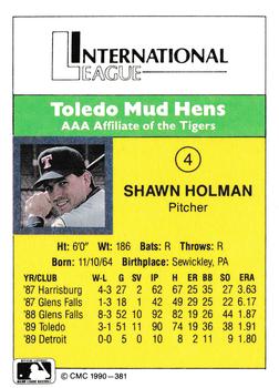 1990 CMC #381 Shawn Holman Back