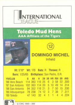 1990 CMC #389 Domingo Michel Back