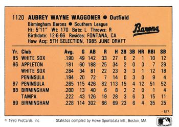 1990 CMC #817 Aubrey Waggoner Back