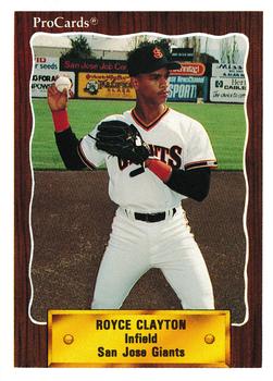 1990 CMC #855 Royce Clayton Front