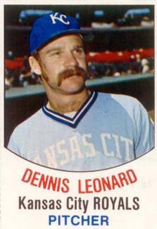 1977 Hostess Twinkies #72 Dennis Leonard Front