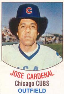 1977 Hostess Twinkies #85 Jose Cardenal Front