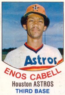 1977 Hostess Twinkies #94 Enos Cabell Front
