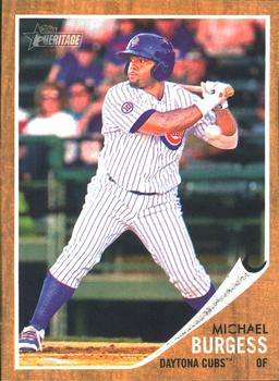 2011 Topps Heritage Minor League #73 Michael Burgess Front