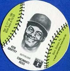 1977 Burger Chef Fun Meal Discs #NNO Ken Griffey Front