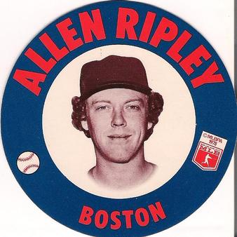 1978 Papa Gino's Discs #1 Allen Ripley Front