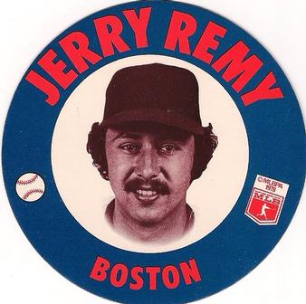 1978 Papa Gino's Discs #2 Jerry Remy Front