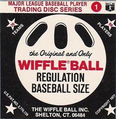 1979 Wiffle Ball Discs #NNO Rennie Stennett Back
