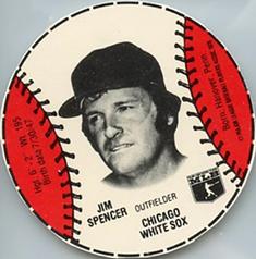 1979 Wiffle Ball Discs #NNO Jim Spencer Front