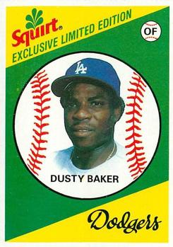 1981 Topps Squirt #17 Dusty Baker Front