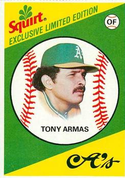 1981 Topps Squirt #24 Tony Armas Front