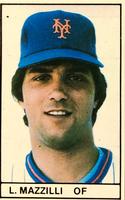 1981 All-Star Game Program Inserts #NNO Lee Mazzilli Front