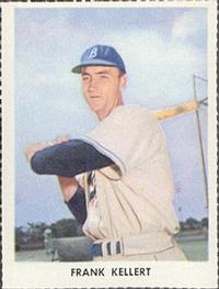 1955 Golden Stamps Brooklyn Dodgers #NNO Frank Kellert Front