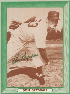 1958 Bell Brand Los Angeles Dodgers #NNO Don Drysdale Front