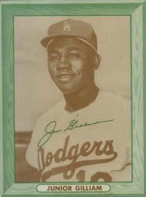 1958 Bell Brand Los Angeles Dodgers #NNO Junior Gilliam Front