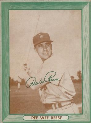1958 Bell Brand Los Angeles Dodgers #NNO Pee Wee Reese Front