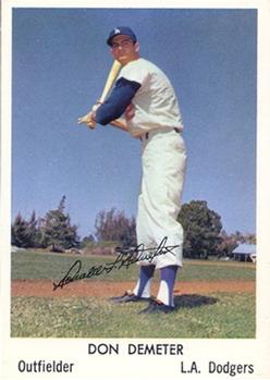 1960 Bell Brand Los Angeles Dodgers #14 Don Demeter Front