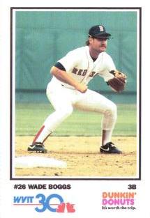 1992 Dunkin' Donuts Boston Red Sox #NNO Wade Boggs Front