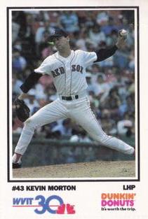 1992 Dunkin' Donuts Boston Red Sox #NNO Kevin Morton Front