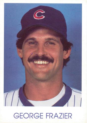 1985 Lion Photo Chicago Cubs #NNO George Frazier Front