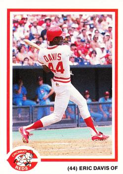 1986 Texas Gold Cincinnati Reds #NNO Eric Davis Front