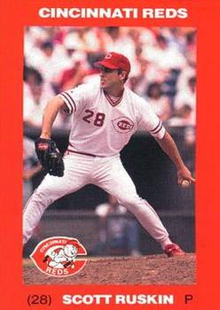 1992 Kahn's Cincinnati Reds #NNO Scott Ruskin Front