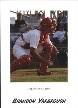 2004 Just Rookies #88 Brandon Yarbrough Front