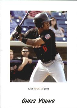 2004 Just Rookies #89 Chris Young Front