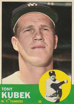 1963 Topps #20 Tony Kubek Front