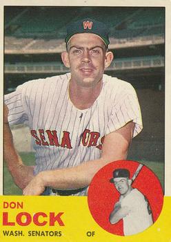 1963 Topps #47 Don Lock Front