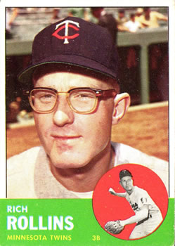 1963 Topps #110 Rich Rollins Front