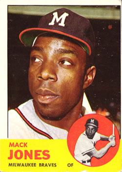 1963 Topps #137 Mack Jones Front