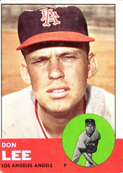 1963 Topps #372 Don Lee Front