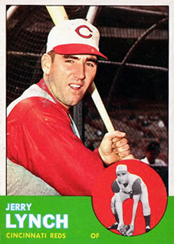 1963 Topps #37 Jerry Lynch Front